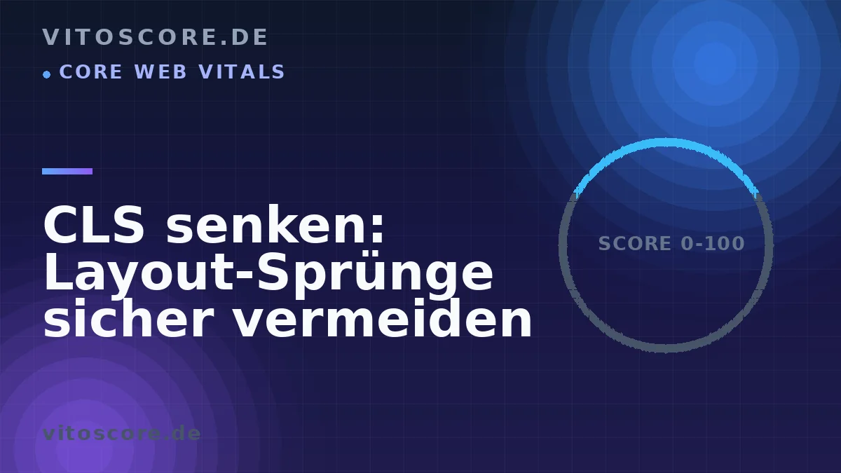 CLS senken: Layout-Sprünge sicher vermeiden